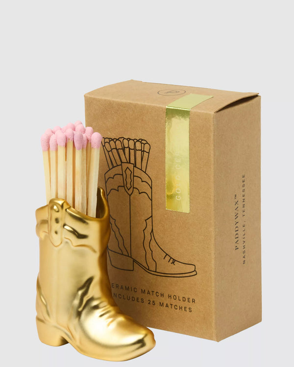 Metallic Boot Match Set