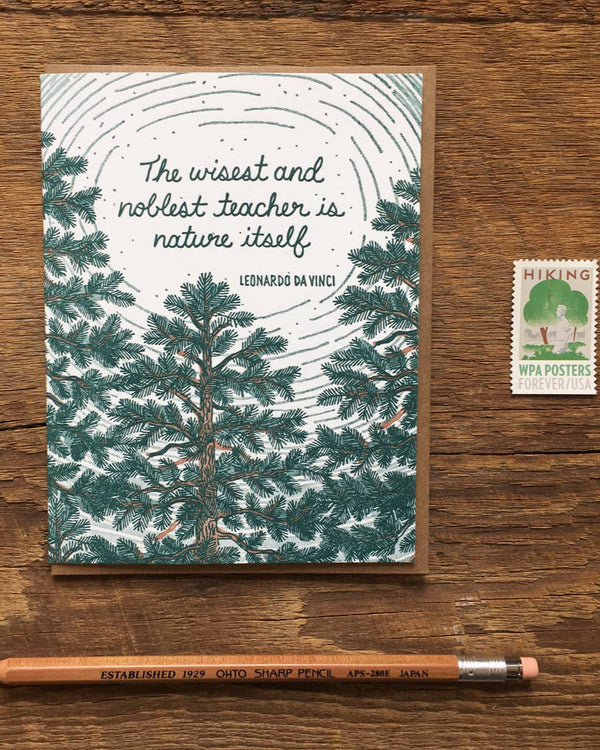 Da Vinci Quote Card