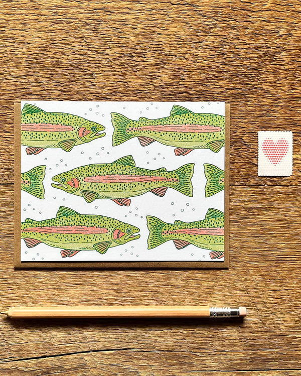 Rainbow Trout Card