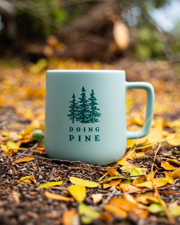 Doing Pine Ceramic Mug