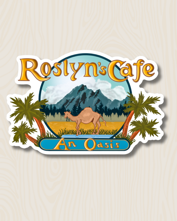 Northern Exposure Inspired Roslyn Cafe Vinyl Sticker