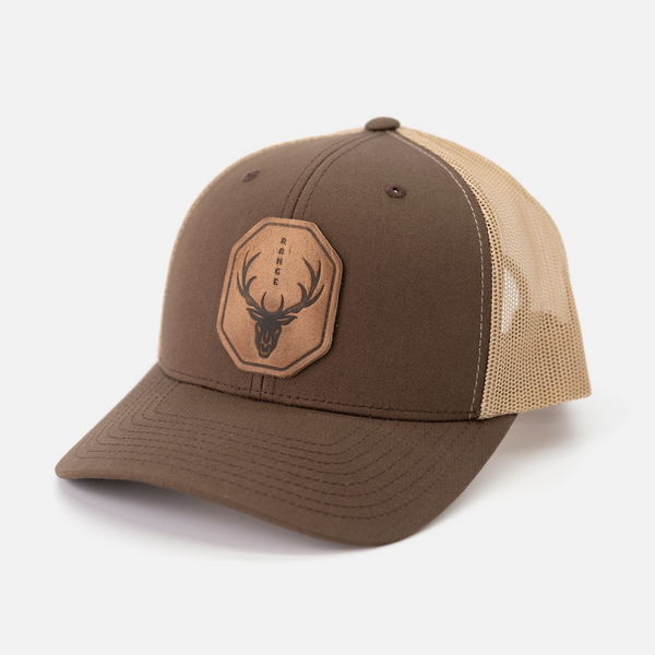 Leather Patch Buck Hat