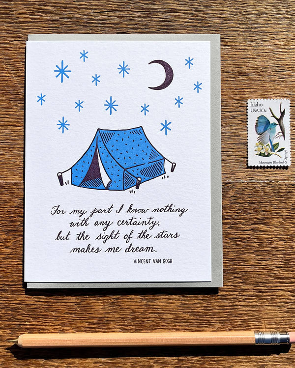 Van Gogh Quote Card