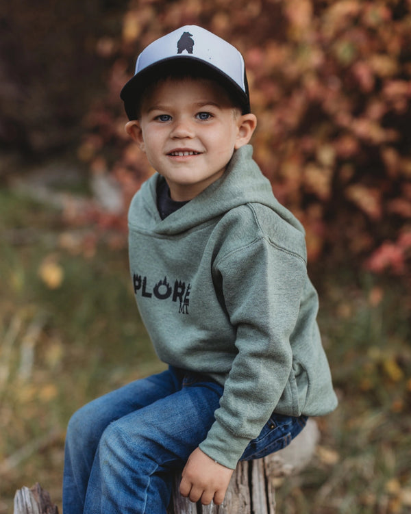 Hey Bear! Kids Trucker Hat