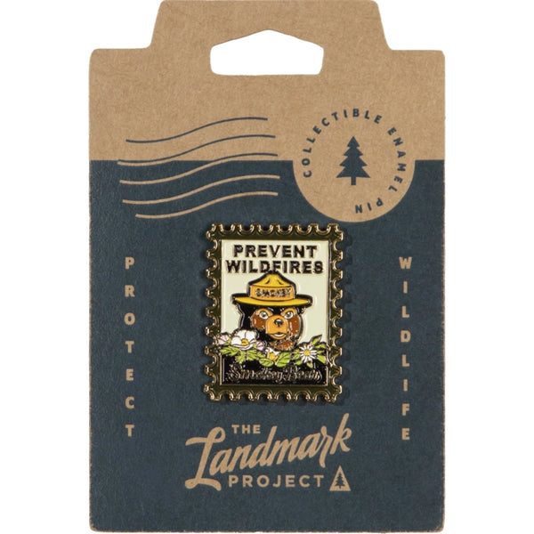 Smokey Bear Postage Stamp Pin