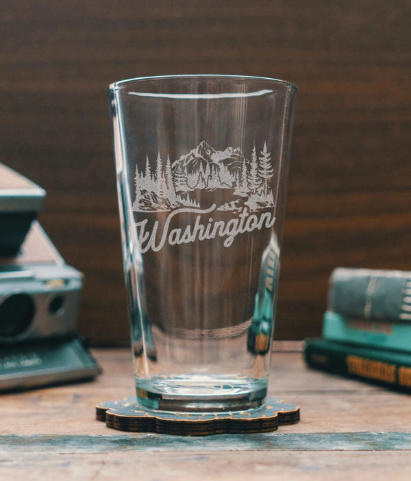 Washington State Pint Drinking Glass