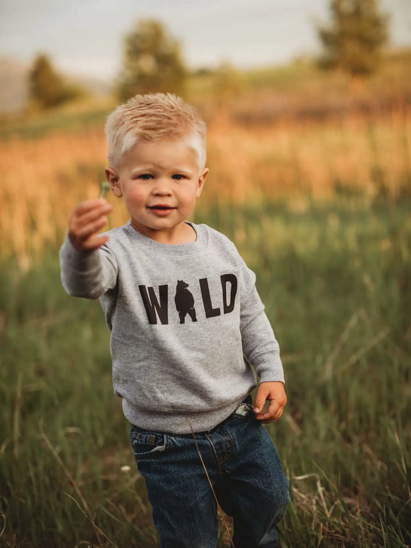 Wild Bear Kids Crewneck