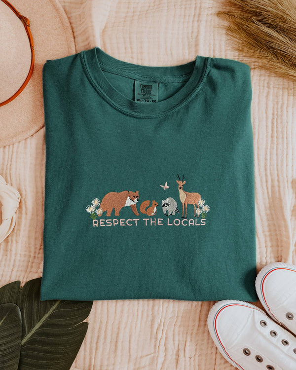 Respect the Locals Embroidered Tee