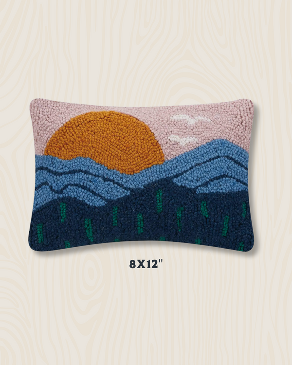 Blue Mountain Hook Pillow | 8"x12"