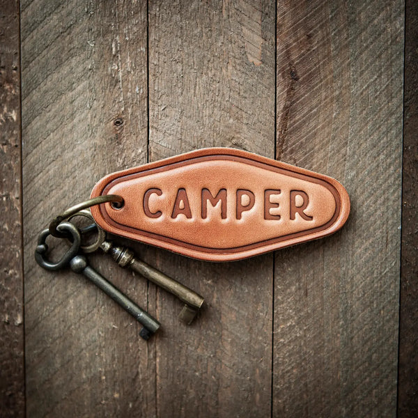 Camper | Handmade Leather Key Chain