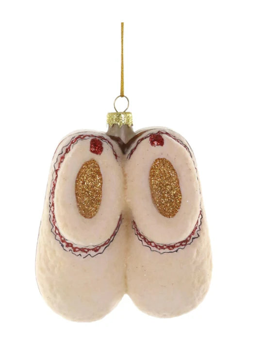 1 Cozy Fleece Slipper Ornament