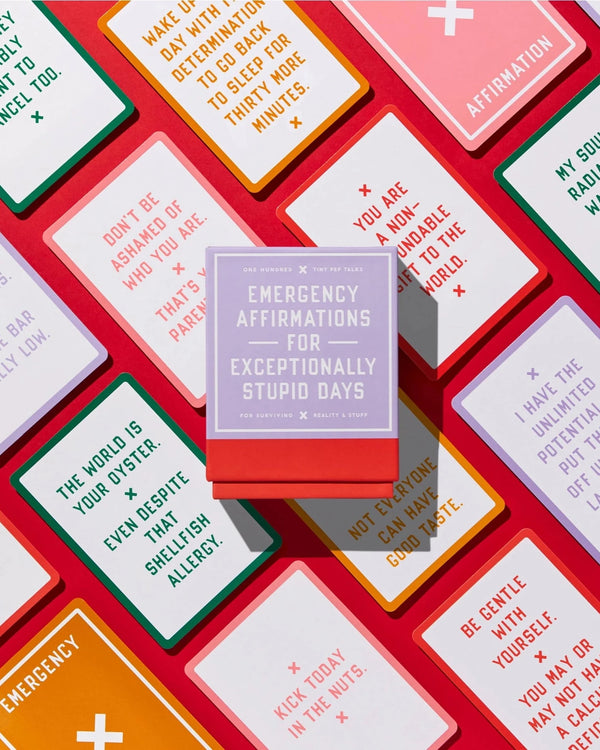 Emergency Affirmation Card Deck