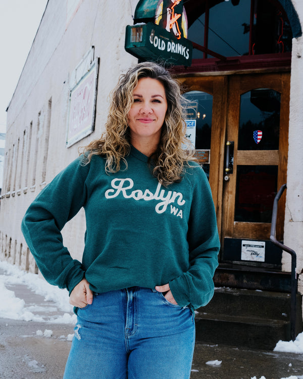 Roslyn Embroidered Crewneck Sweatshirt