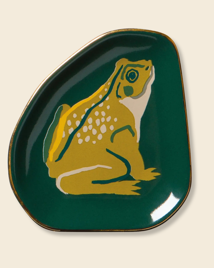 Frog Shaped Ceramic Trinket Dish – Feather + Larch