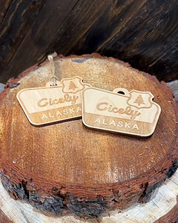 Cicely Alaska Mini Forest Sign