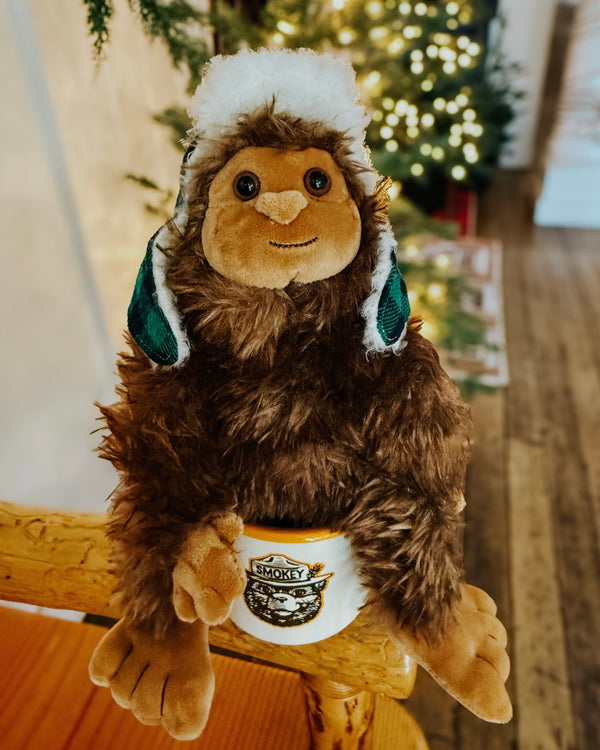 Sasquatch with Bomber Hat | Stuffed Animal