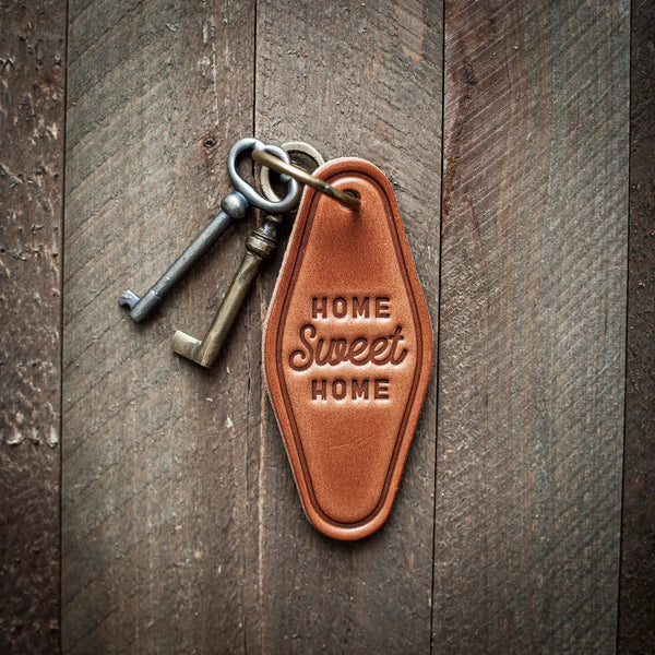 Home Sweet Home | Handmade Leather Key Chain