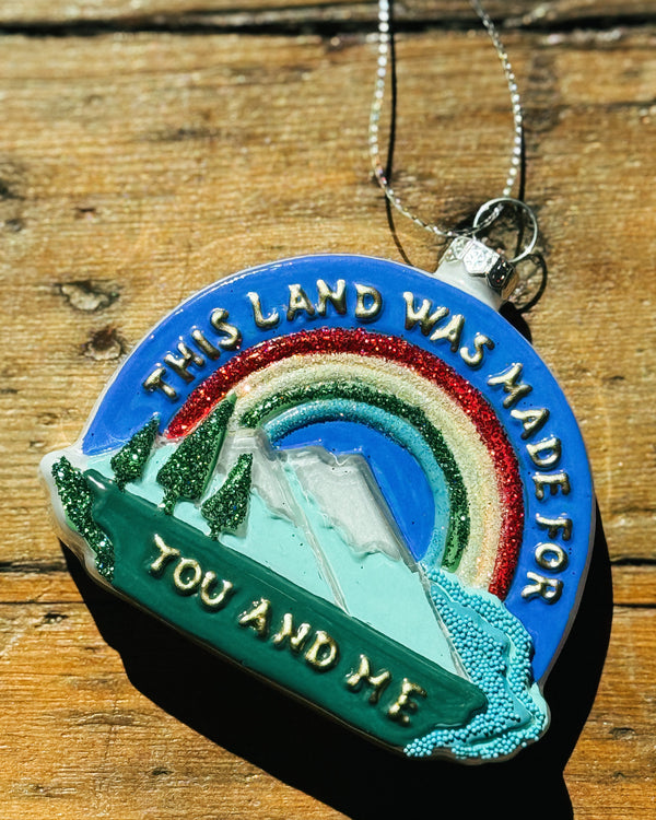 This Land Was Made for You + Me Ornament