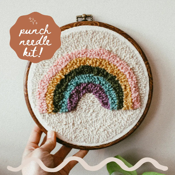Rainbow Punch Needle Kit