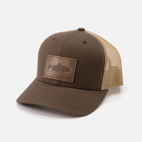 Trout Leather Patch Hat
