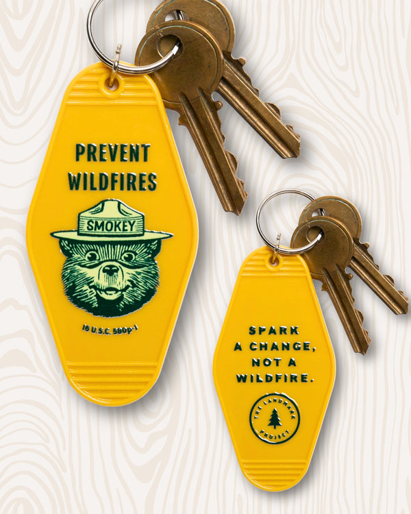 Prevent Wildfires Keychain