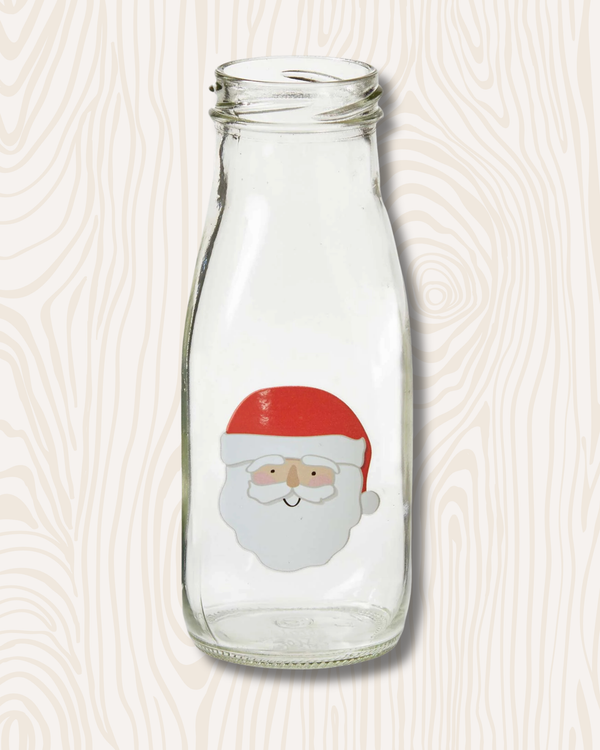 Santa Claus Milk Bottle