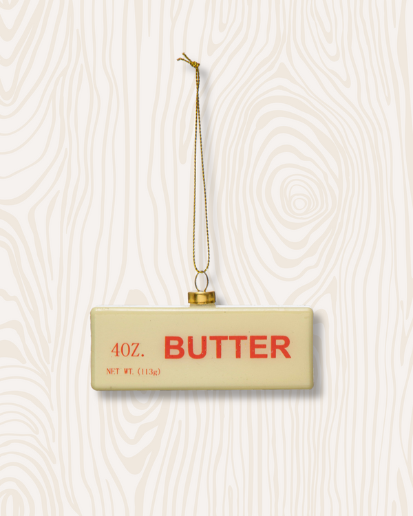 Glass Butter Ornament