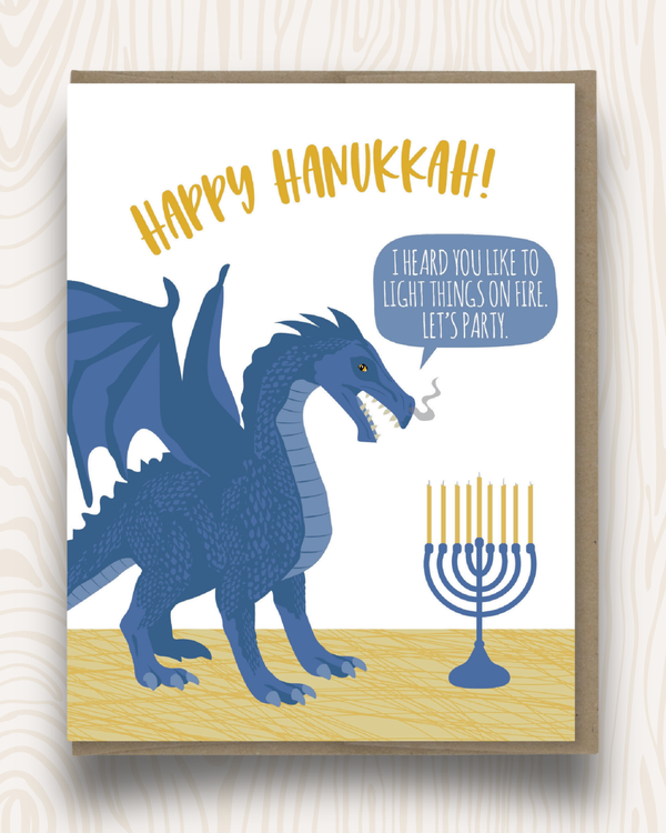 Happy Hanukkah Greeting Card