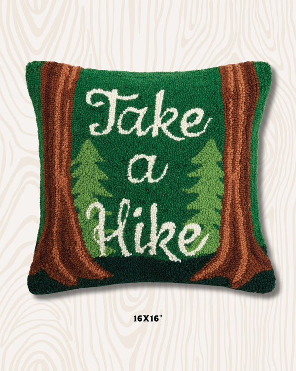 Take a Hike Wool Hook Pillow | 16x16"