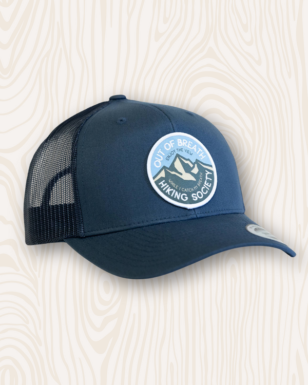 Out of Breath Hiking Society Trucker Hat | SnapBack Cap