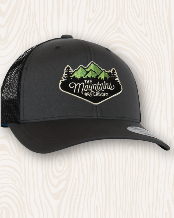 The Mountains Are Calling Trucker Hat