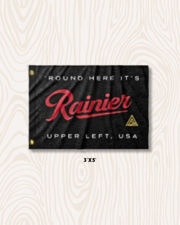 Rainier Beer PNW Flag