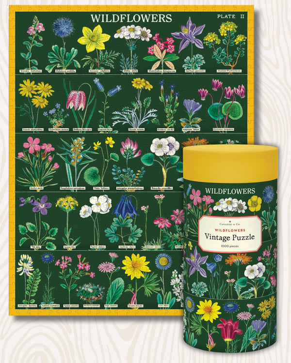 Wildflowers 1,000 Piece Vintage Puzzle
