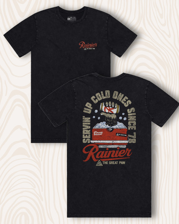 Rainier Beer Servin' Cold Ones T-shirt