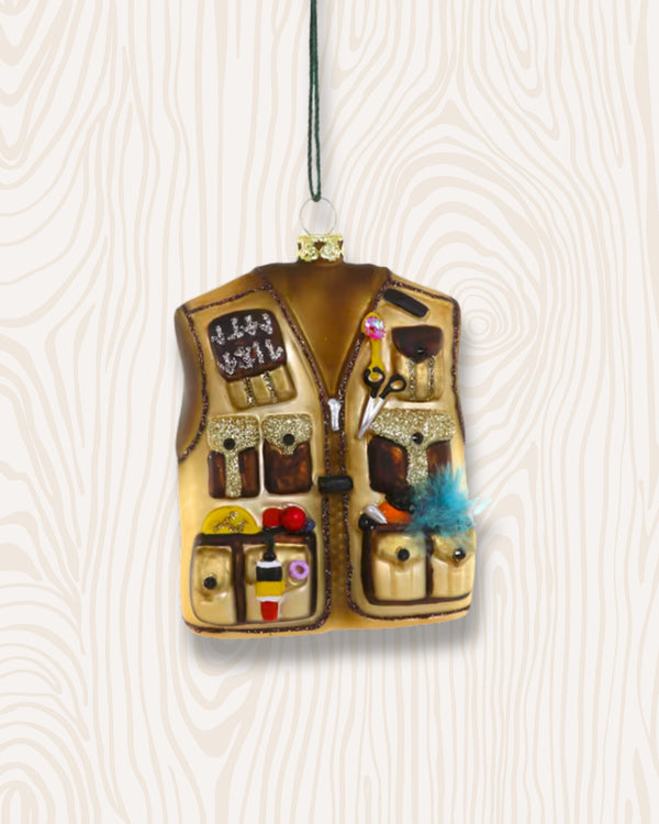 Fly Fisherman’s Vest Ornament