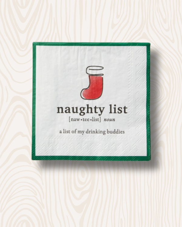Naughty List Napkins