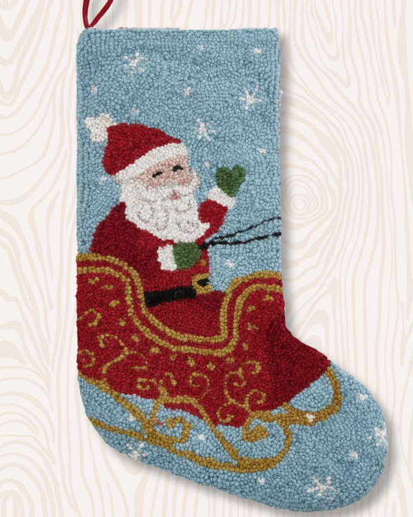 Santa's Sleigh Stocking
