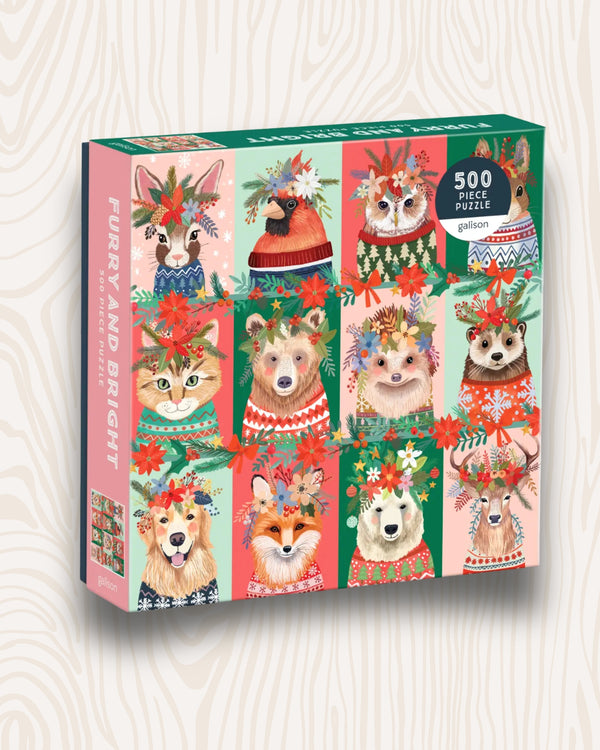 Furry And Bright 500 Piece Puzzle