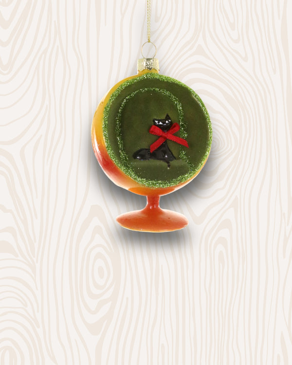 Mid Century Chair + Cat Ornament