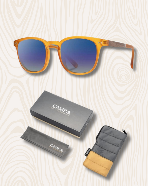 CAMP Sunglasses | Topo Matte Orange