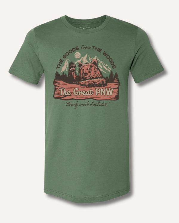 PNW Bearly Made it Out Alive T-Shirt