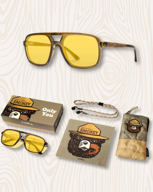 Smokey Bear Glacier Glasses - Polarized