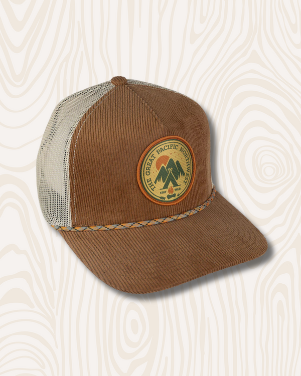 5-Panel Campout Cord Trucker Hat