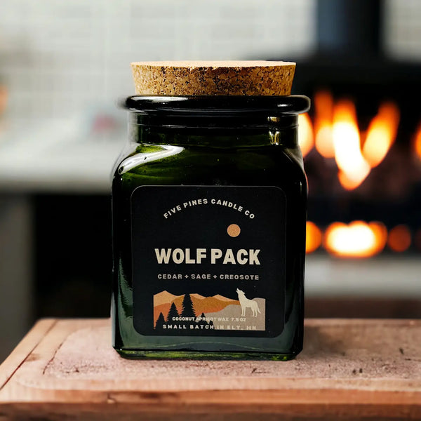 Wolfpack Candle