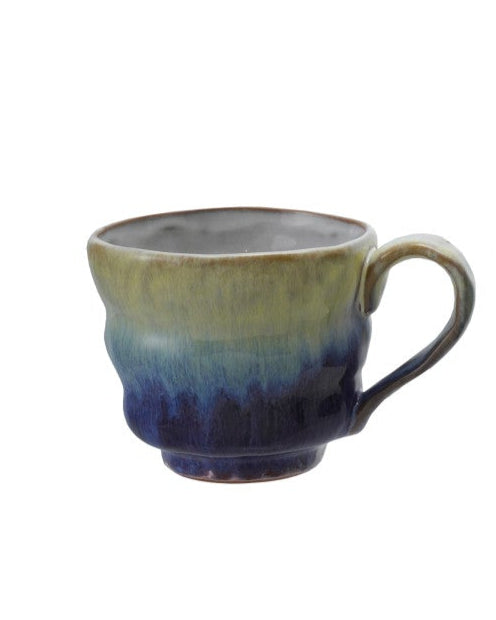 14 oz. Stoneware Mug, Reactive Glaze, 3 Colors (Each One Will Vary)