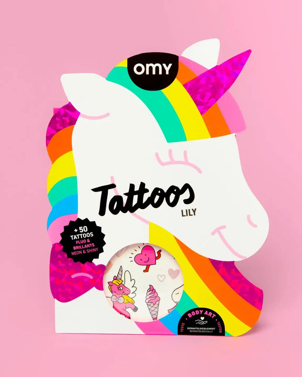Unicorn Temporary Tattoos