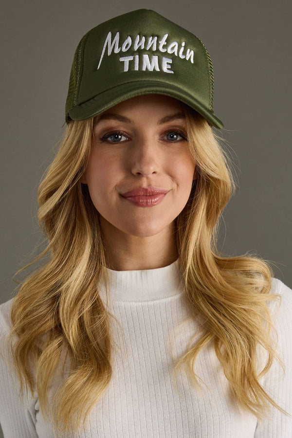 Mountain Time Trucker Hat