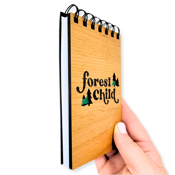 Forest Child Pocket Notebook - mini travel journal, notepad