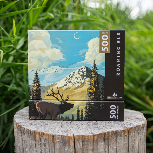 Roaming Elk Puzzle - 500 Piece Puzzle