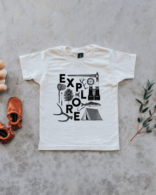 Explore Organic Kids Tee